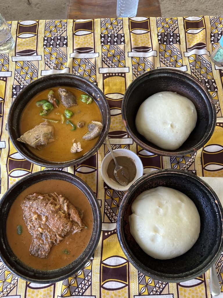 A Perfect Solo Day at Cascade de Womé Waterfalls, Togo: What to Know Before You Go Benin and Togo peanut soup and fufu