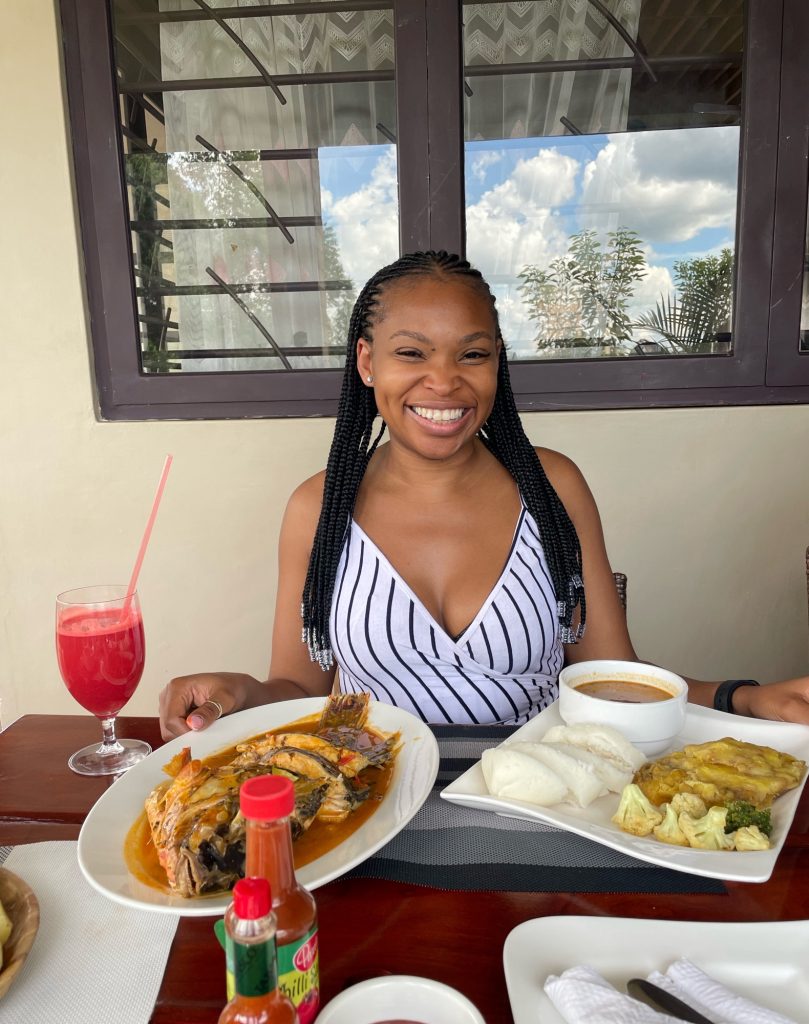 Black British Nigerian in Uganda