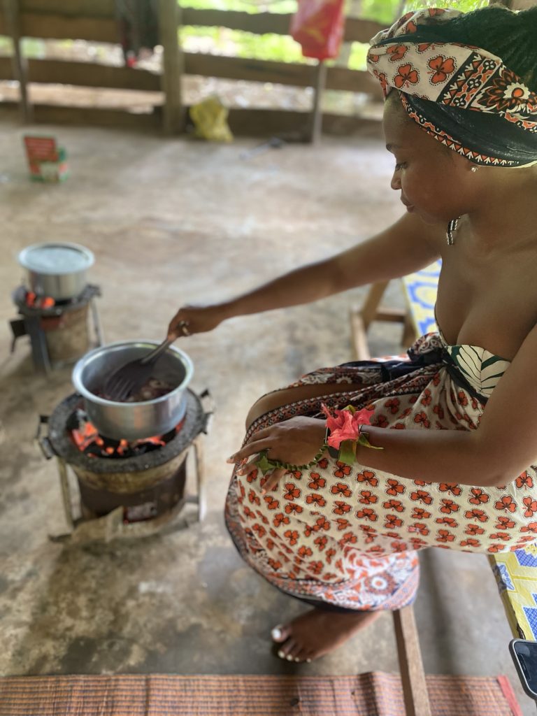 cooking in Zanzibar