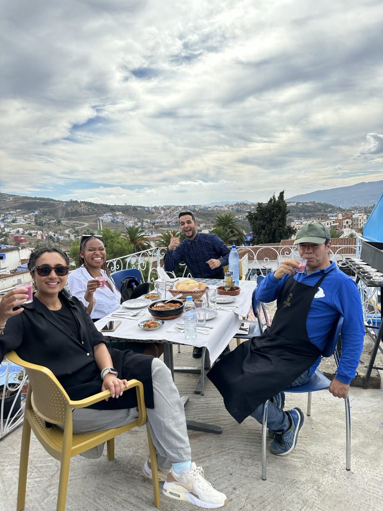 Cooking lamb tagine in Morocco with local chef and eating!
