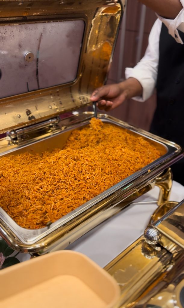 joloff rice at the Festival of African Cuisine
