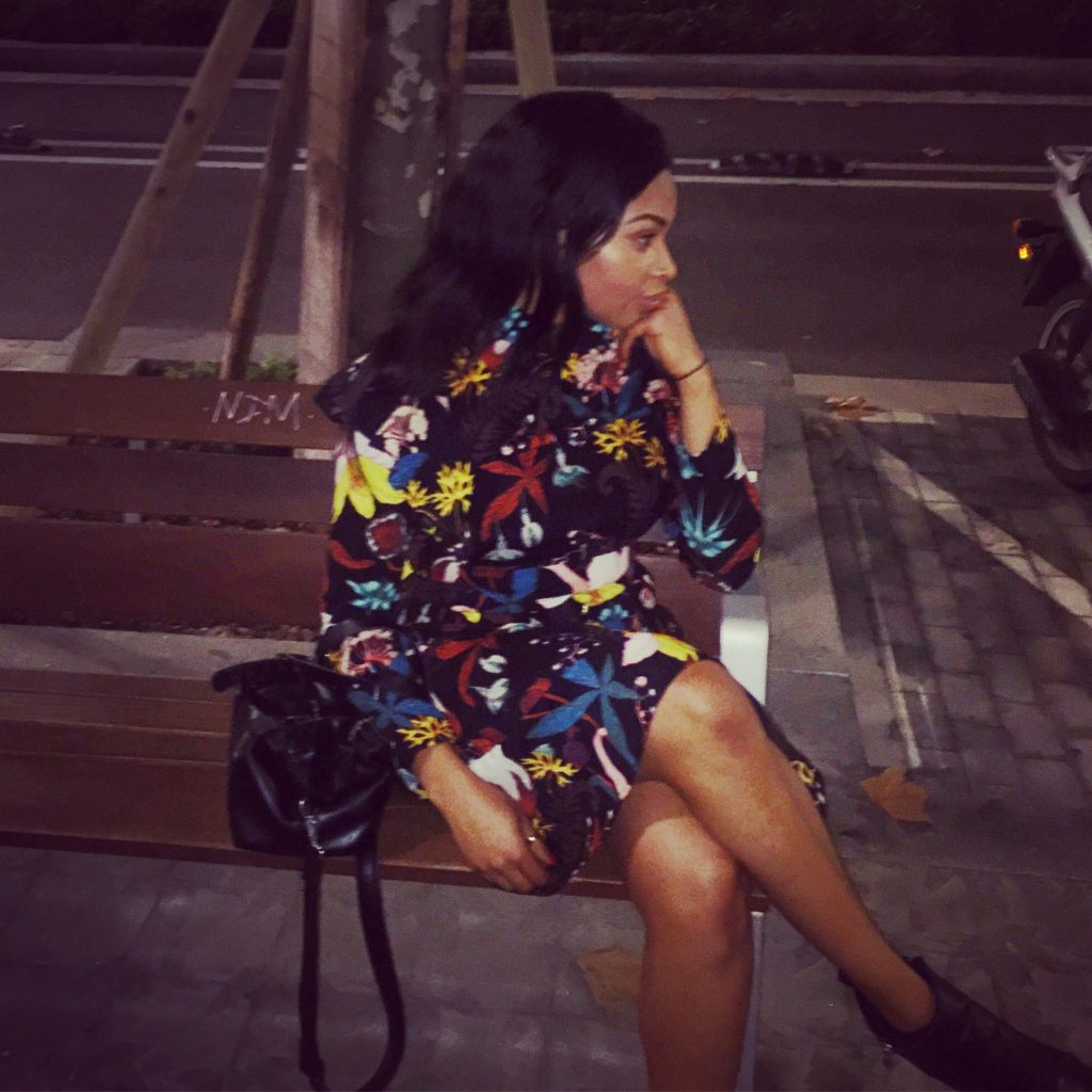 Black woman in Barcelona 