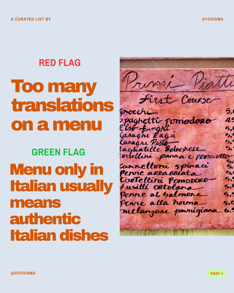 best restaurants in Italy