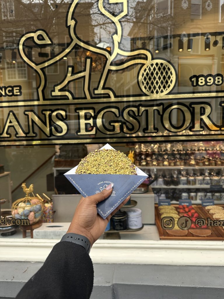 Amsterdam Travel Guide: 3 Amazing Days in Amsterdam Where to Eat, Stay & Do pistachio stroopwafle