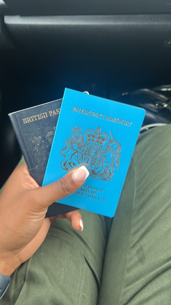 blank passport